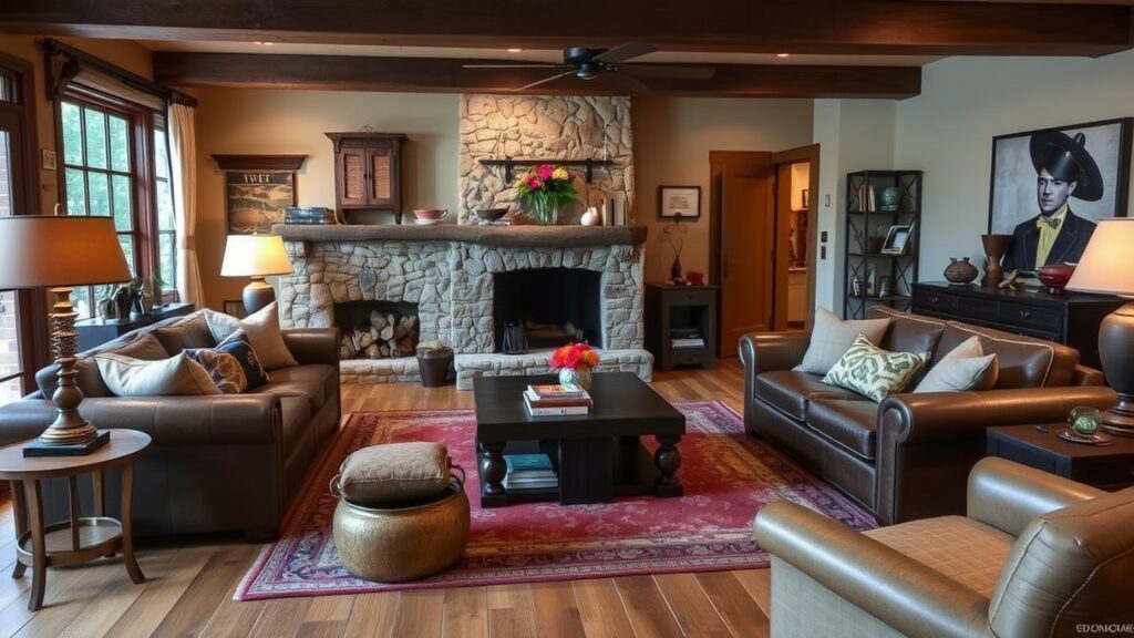 18 Rustic Chic Luxury Living Room Ideas