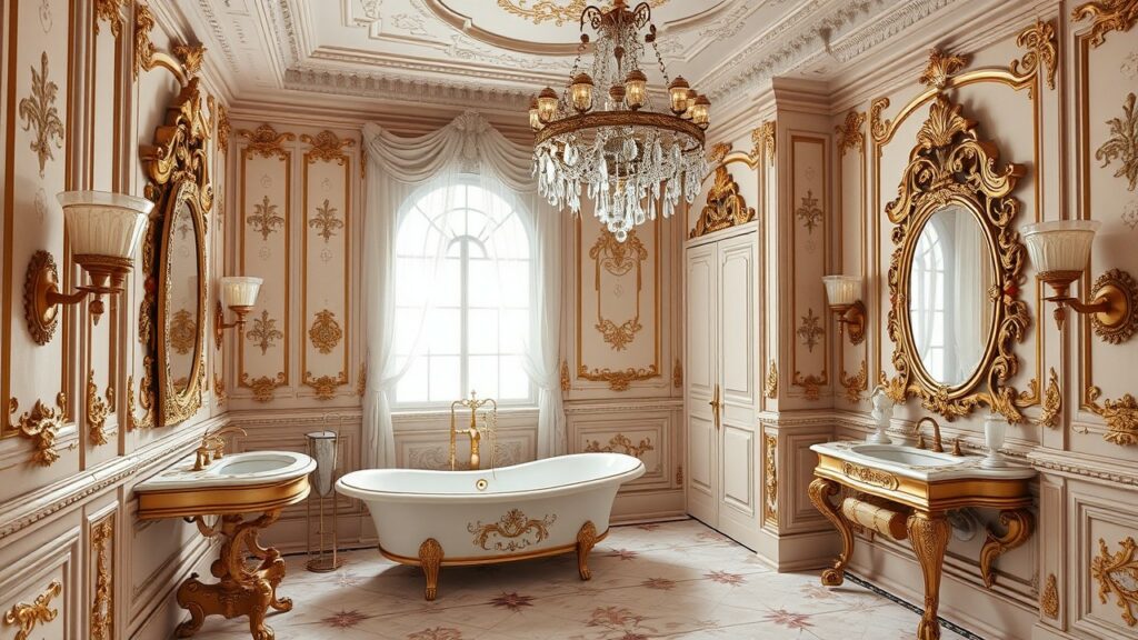 19 Baroque-Inspired Luxury Bathroom Inspirations