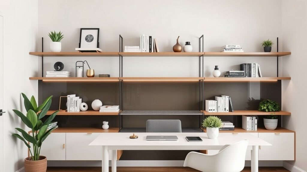 19 Floating Shelves Luxury Home Office Inspirations