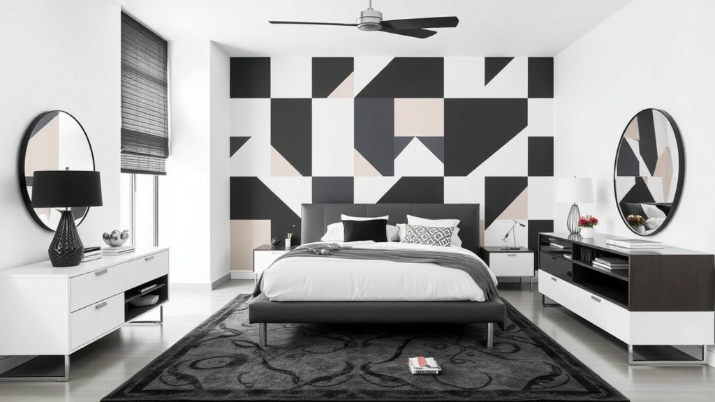 19 Geometric-Inspired Luxury Bedroom Designs