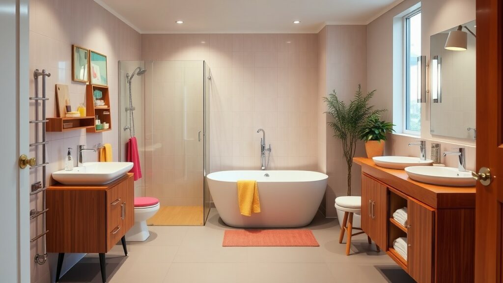 19 Mid-Century Modern Luxury Bathroom Inspirations