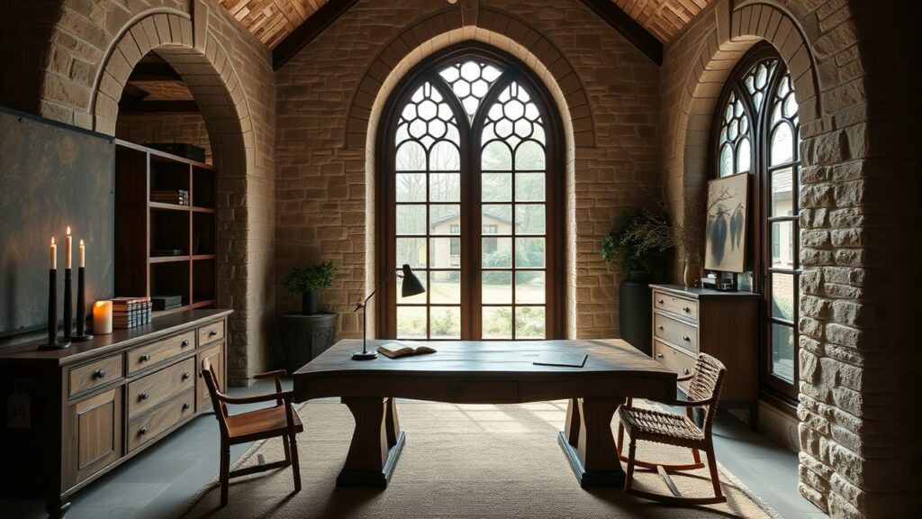 19 Monastery-Inspired Luxury Home Office Ideas