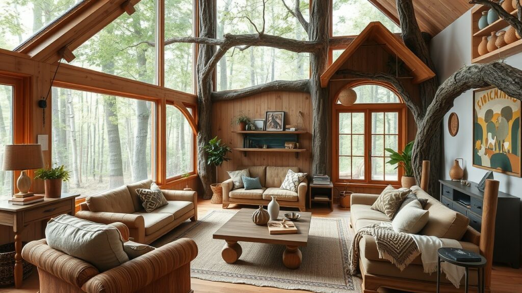 19 Treehouse Living Room Inspirations