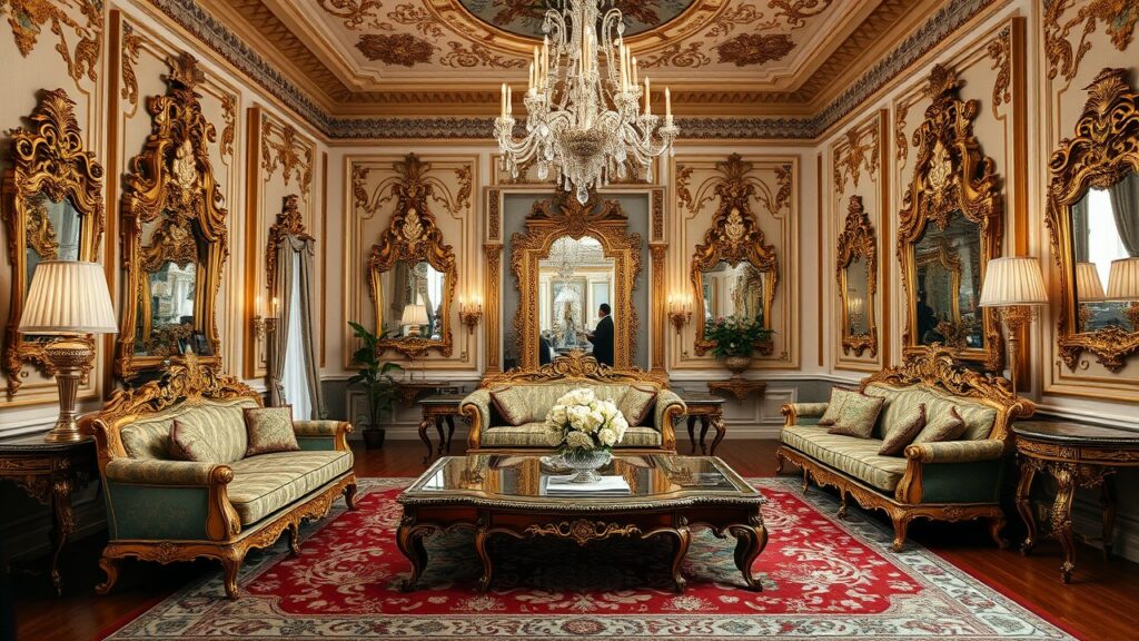 20 Baroque Luxury Living Room Concepts