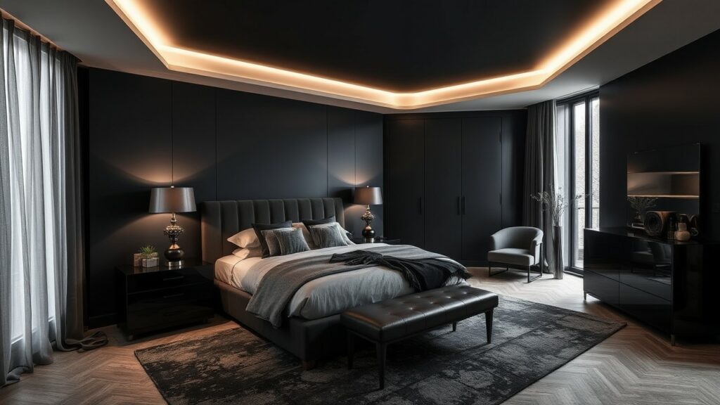 20 Dark and Moody Luxury Bedroom Concepts