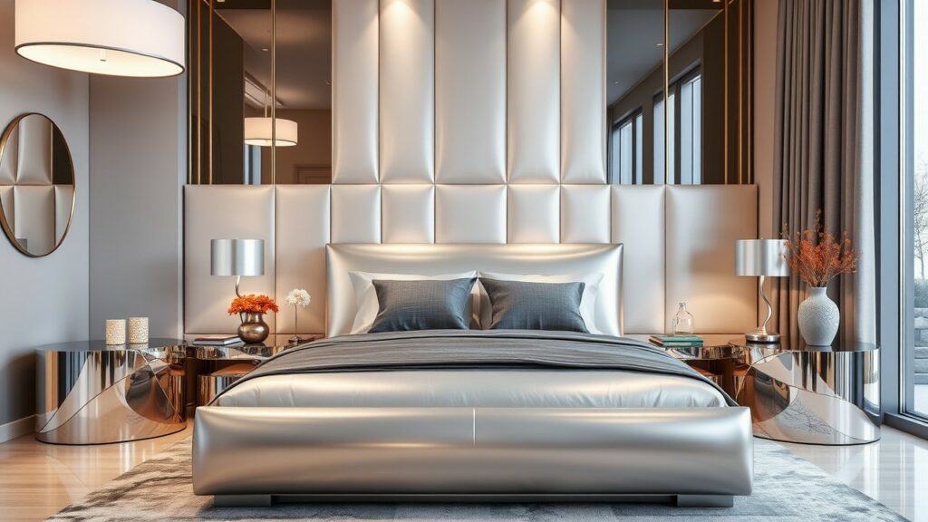 20 Glamorous Metallic Luxury Bedroom Ideas