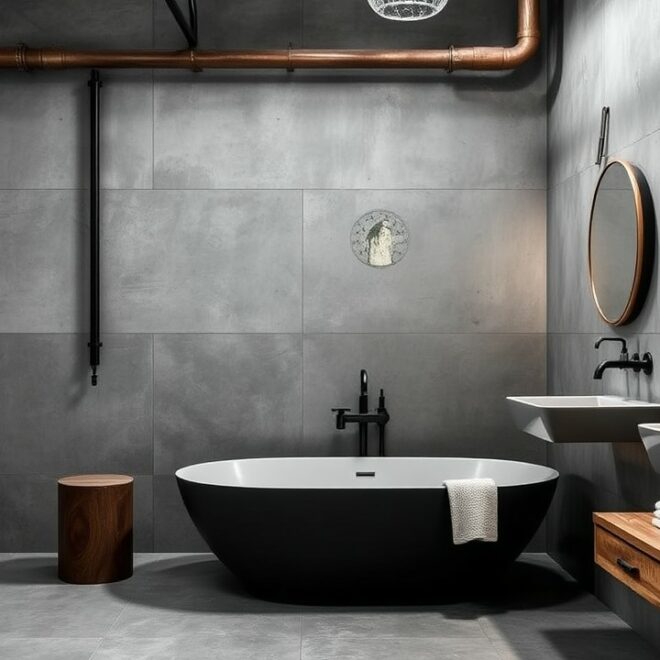 20 Industrial Chic Luxury Bathroom Inspirations for Edgy Elegance (#8 Will Transform You!)