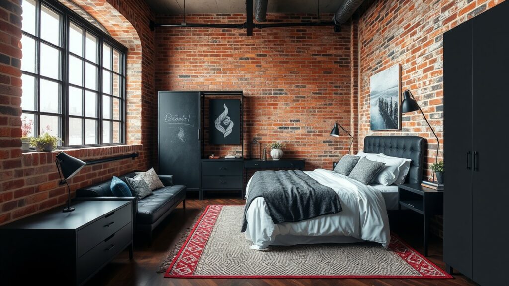 20 Industrial Luxury Bedroom Inspirations