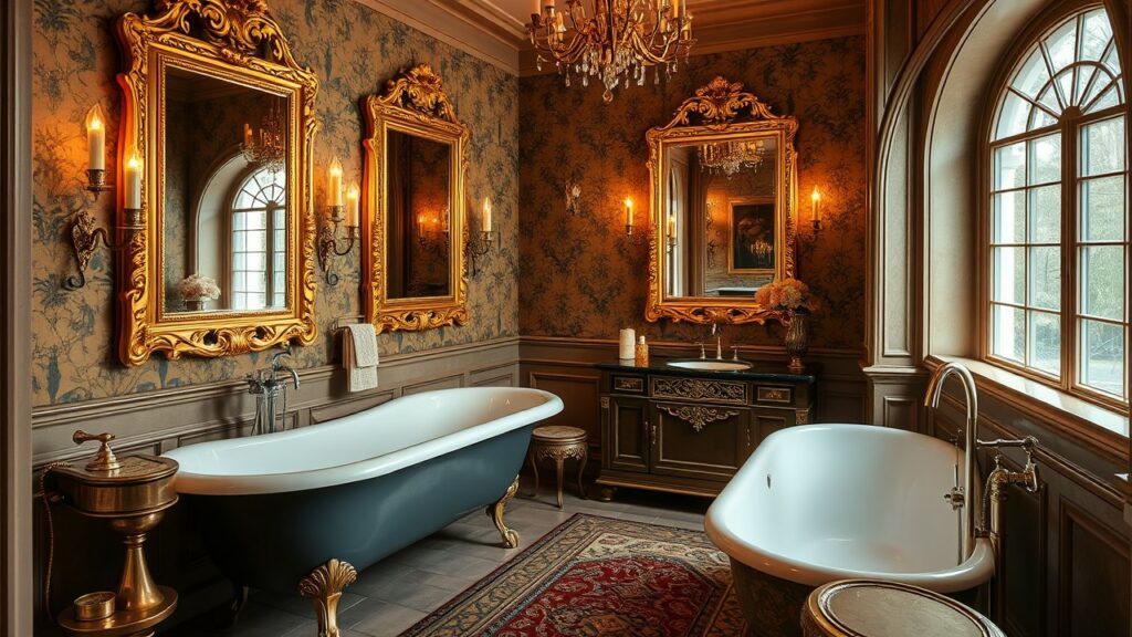 20 Lavish Golden Era Luxury Bathroom Design Ideas