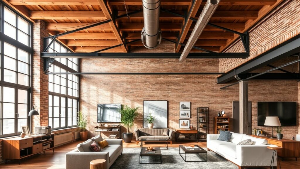 20 Loft-Style Luxury Living Room Ideas