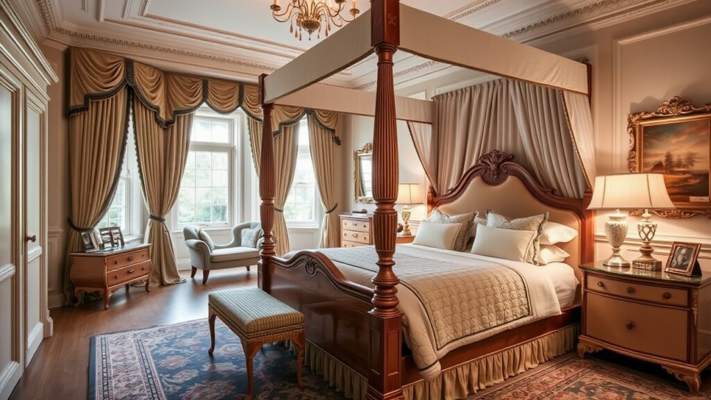 20 Majestic Four-Poster Luxury Bedroom Inspirations