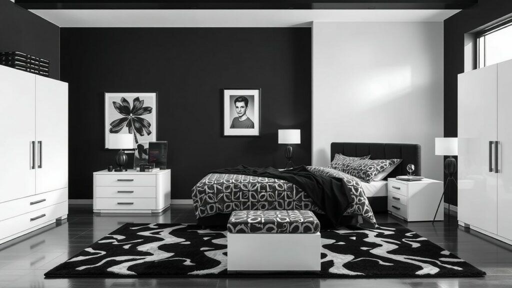 20 Monochrome Luxury Bedroom Designs