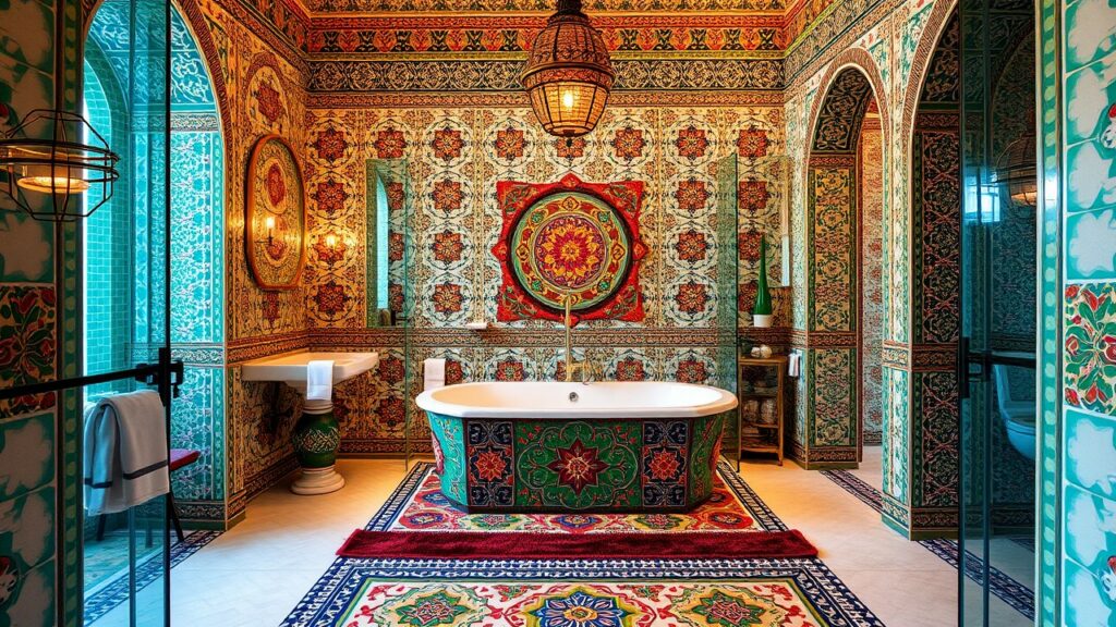 20 Moroccan Oasis Luxury Bathroom Inspirations