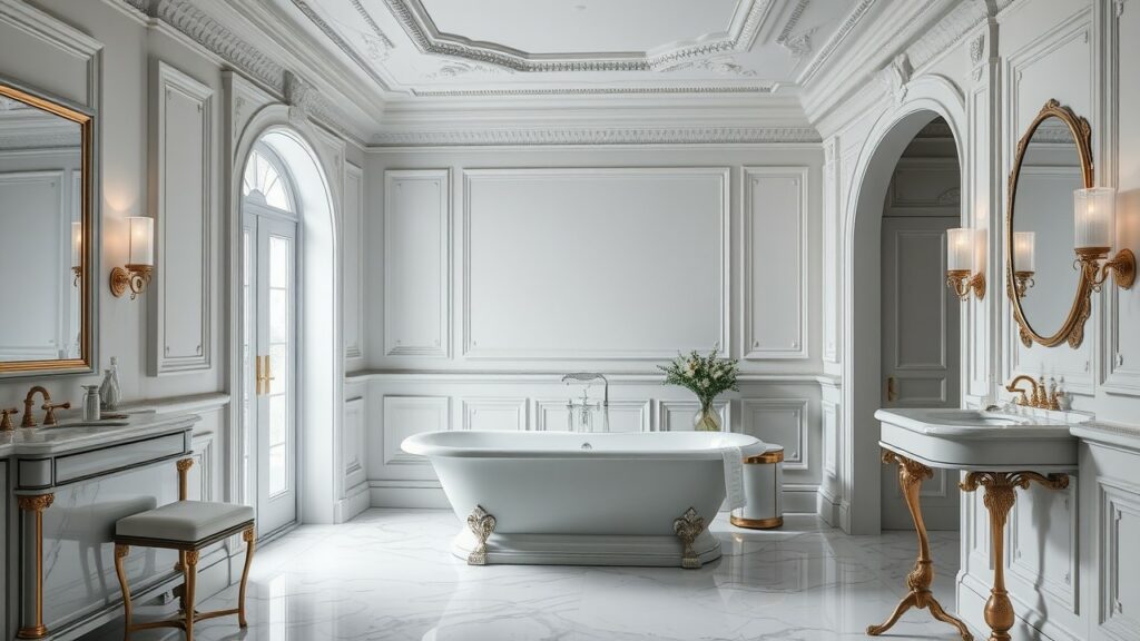 20 Neo-Classical Luxury Bathroom Ideas