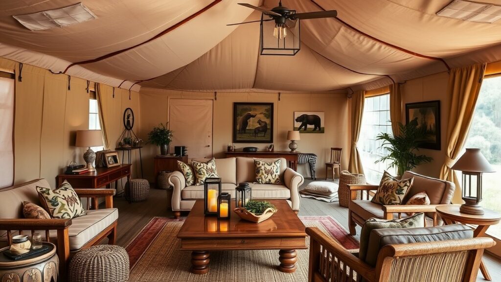 20 Safari Tent Living Room Inspirations