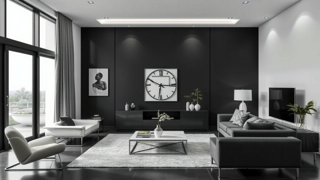 21 Monochrome Luxury Living Room Concepts