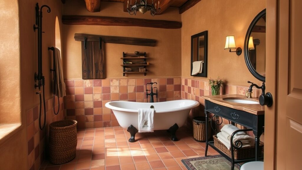 21 Tuscan Villa Luxury Bathroom Ideas