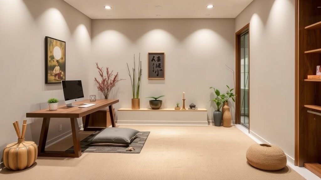 21 Zen Garden Luxury Home Office Designs